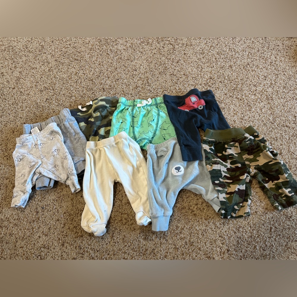 8 Pairs Newborn Pants